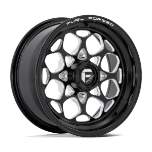 Fuel UTV – FV400 SCEPTER UTV – Black – 15″x7″ 10mm – Summer Wheels – FV400BE15704810